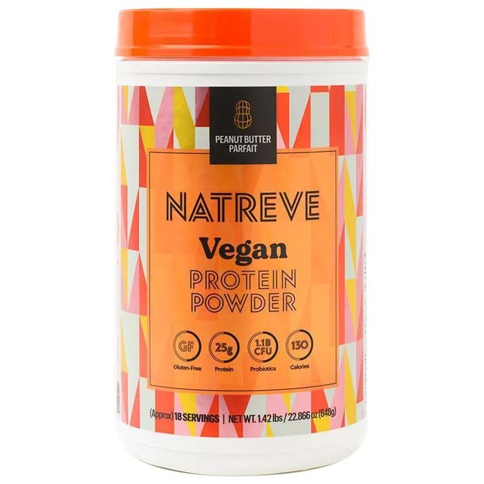 Natreve Peanut Butter Parfait Vegan Protein Powder 648g
