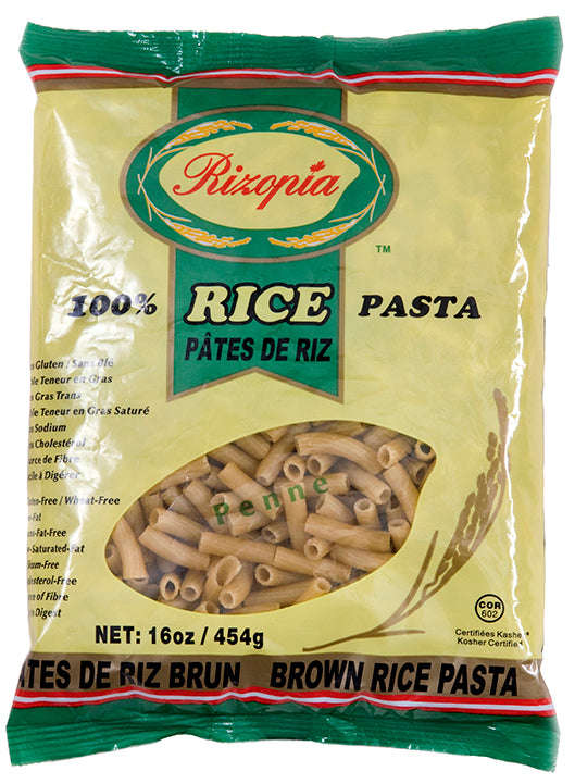 Rizopia Brown Rice Penne 454g