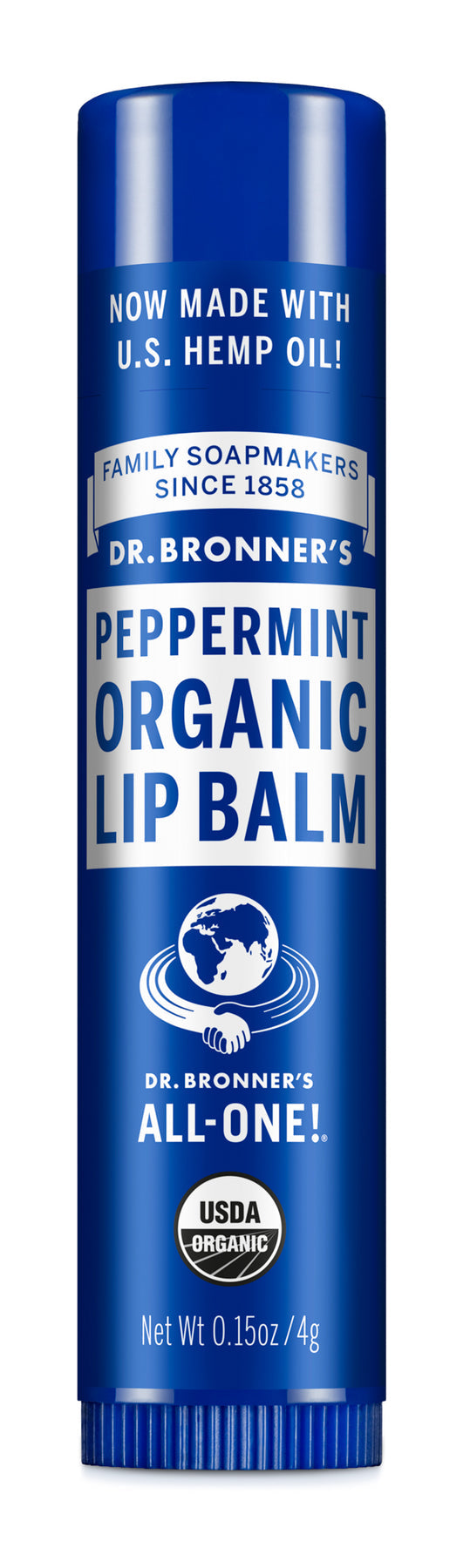 Dr. Bronner’s Organic Peppermint Lip Balm 4.4ml