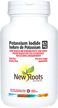 New Roots Potassium Iodide 65mg 60 Tablets