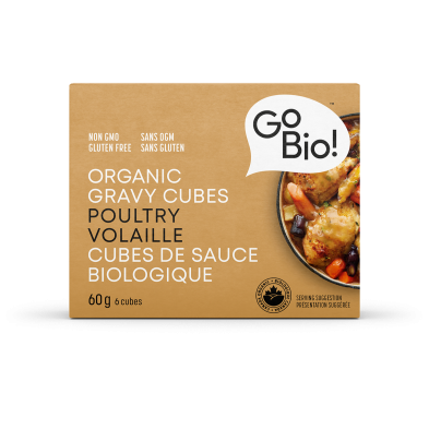 GoBio Organic Poultry Gravy Cubes 60g