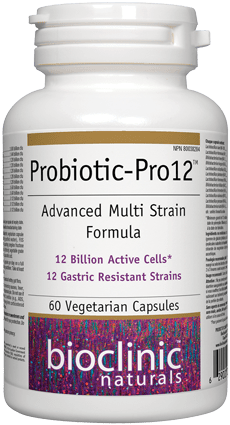 Bioclinic Naturals Probiotic-Pro12 60 Vegetarian Capsules