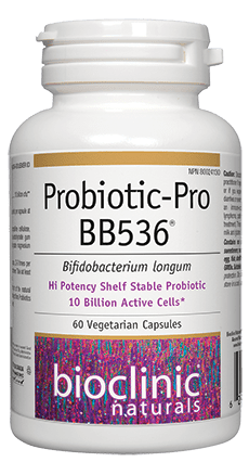 Bioclinic Naturals Probiotic-Pro BB536 60 Vegetarian Capsules