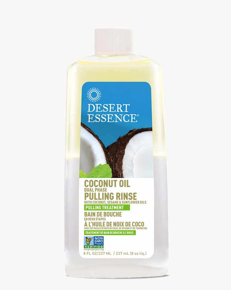Desert Essence Coconut Oil Dual Phase Pulling Rinse 240ml