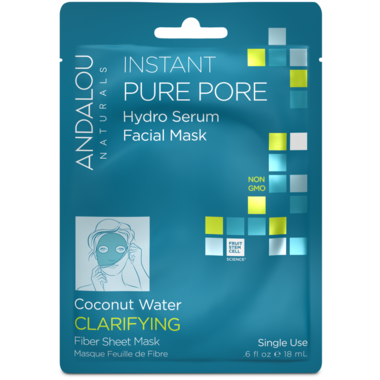 Andalou Instant Pure Pore Hydro Serum Facial Mask 18ml