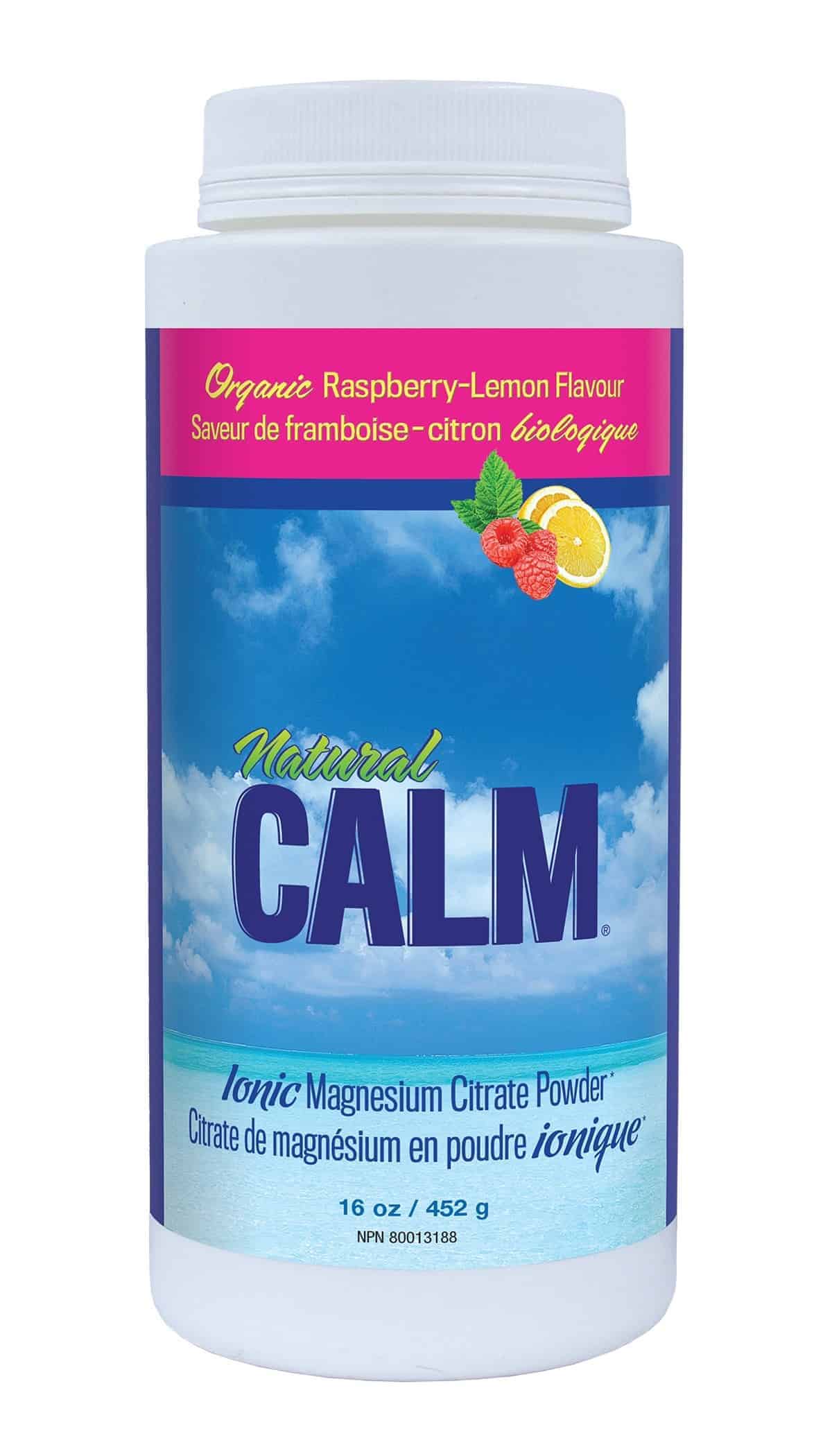 Natural Calm Raspberry Lemon 452g