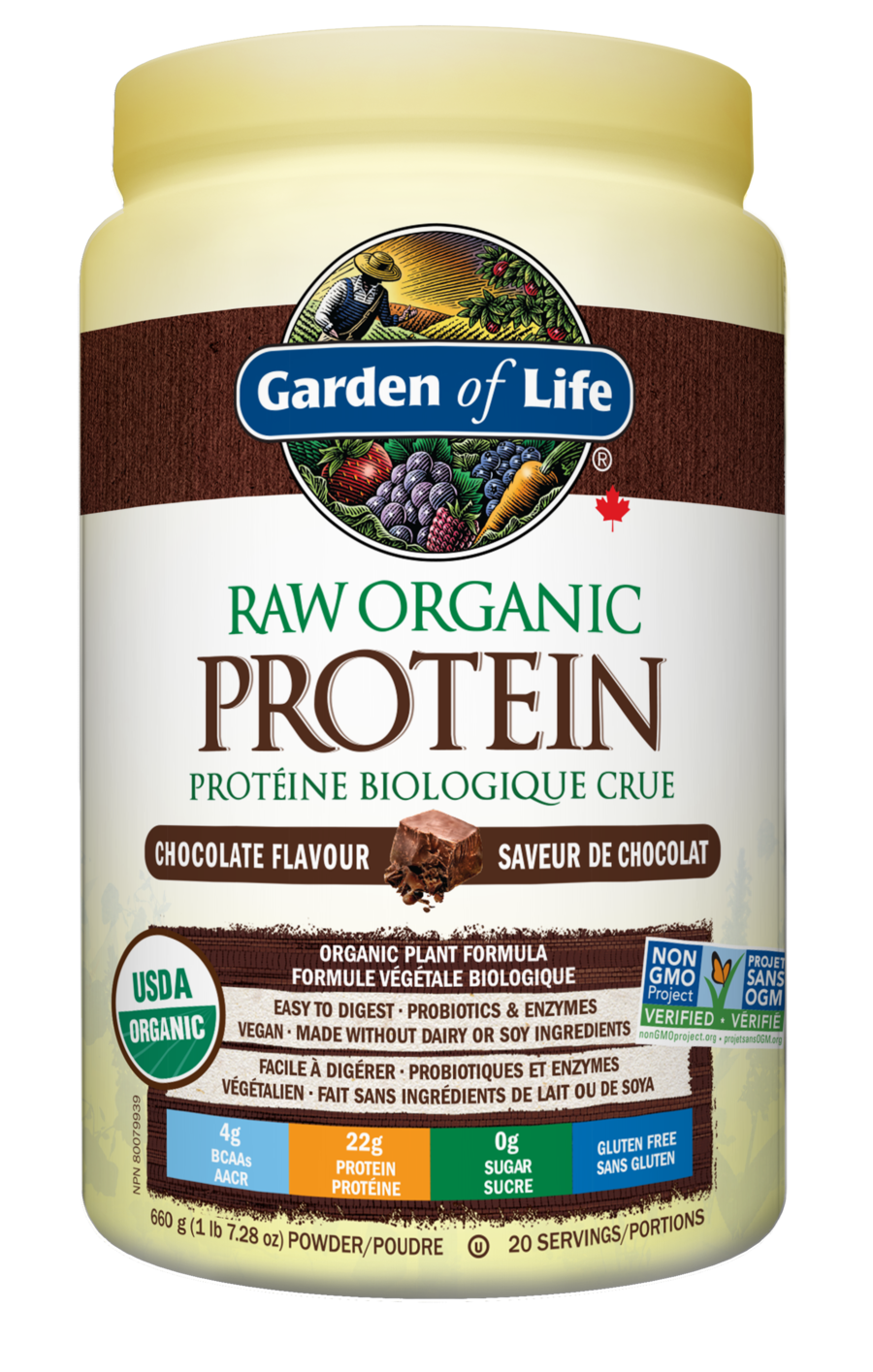 Garden Of Life Raw Organic Protein Chocolate 664g