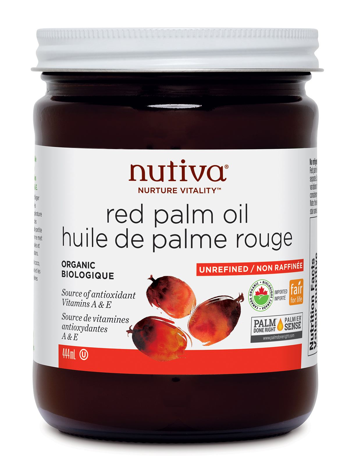 Nutiva Organic Red Palm Oil 444ml