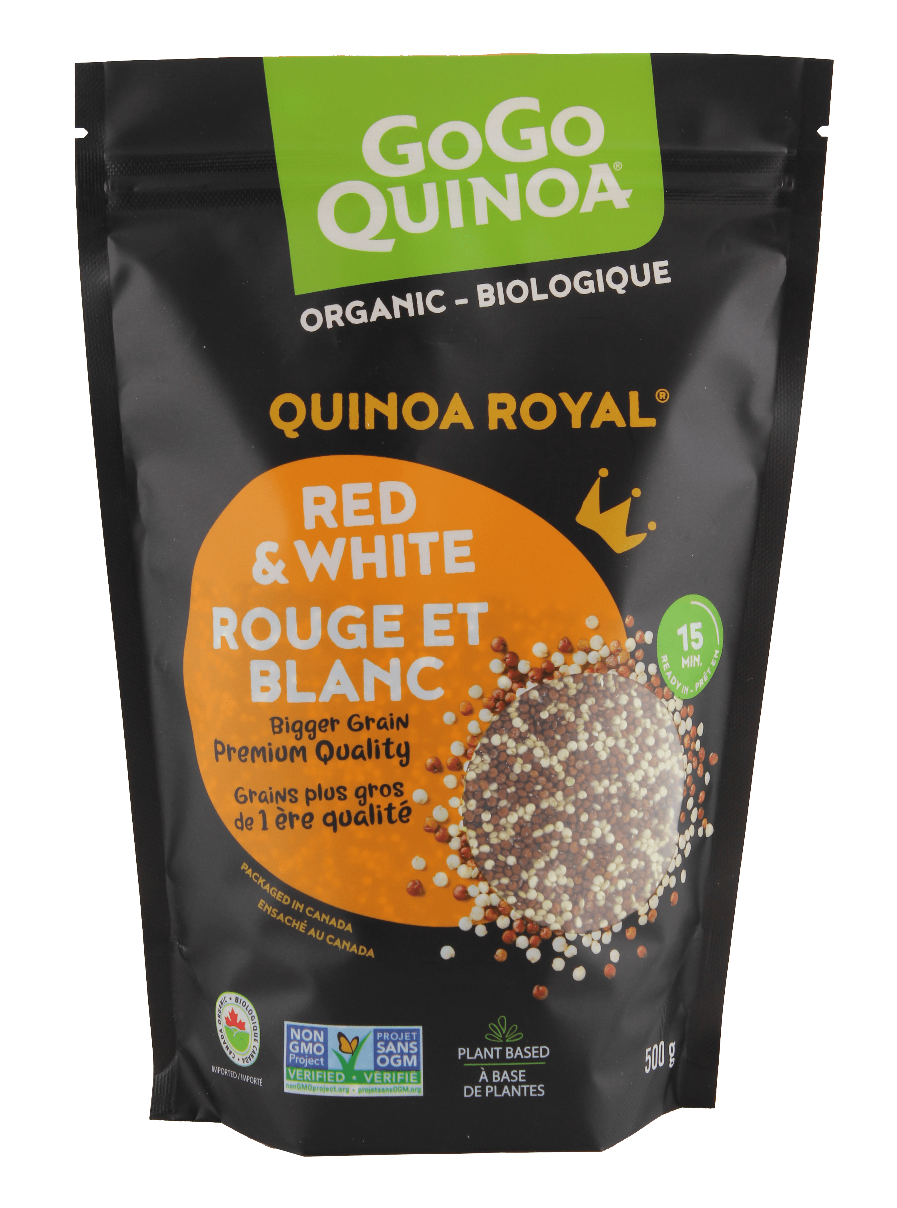 GoGo Quinoa Organic Royal Red & White Quinoa Grain Mix 500g