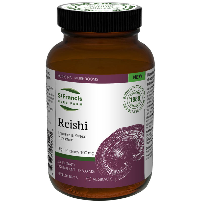 St. Francis Reishi Mushroom 60 Capsules