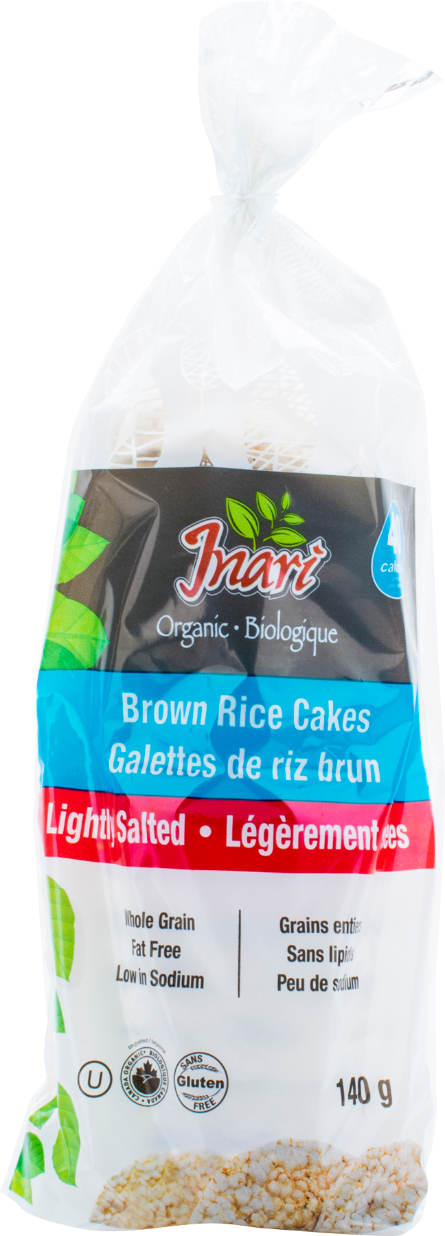 Inari Organic Rice Cakes Lightly Salted 140g