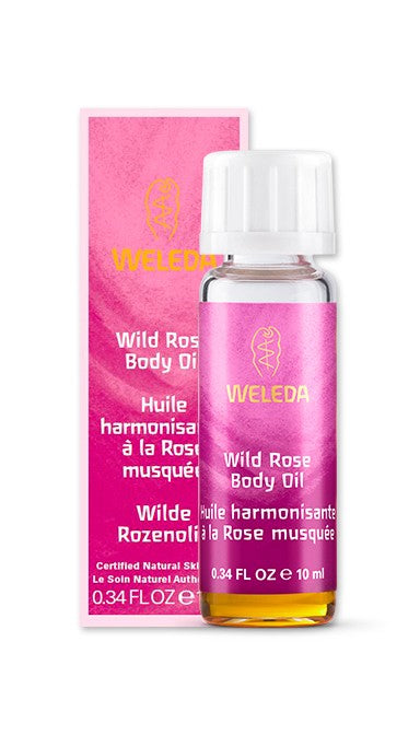 Weleda Wild Rose Pampering Body Oil 10ml Travel Size (Discontinued)