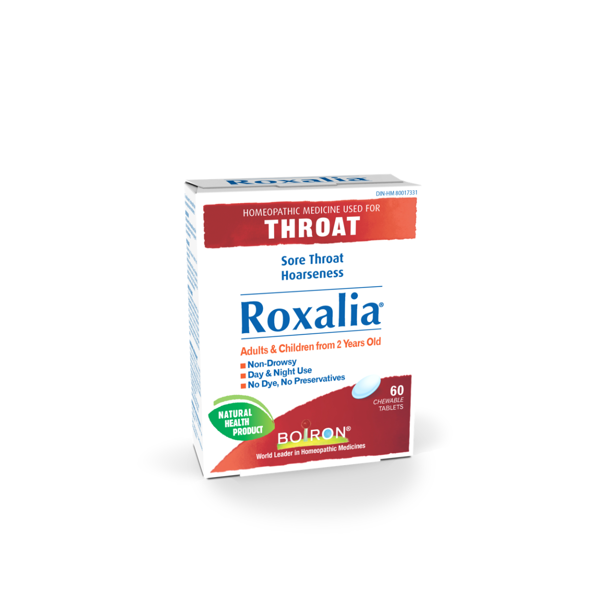 Boiron Roxalia 60 Tablets - Sore Throat, Hoarseness