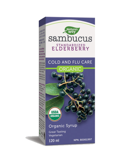 Nature's Way Sambucus ORGANIC Elderberry Syrup 120ml