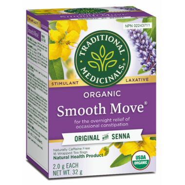 Traditional Medicinals Organic Smooth Move Tea 16 Tea Bags