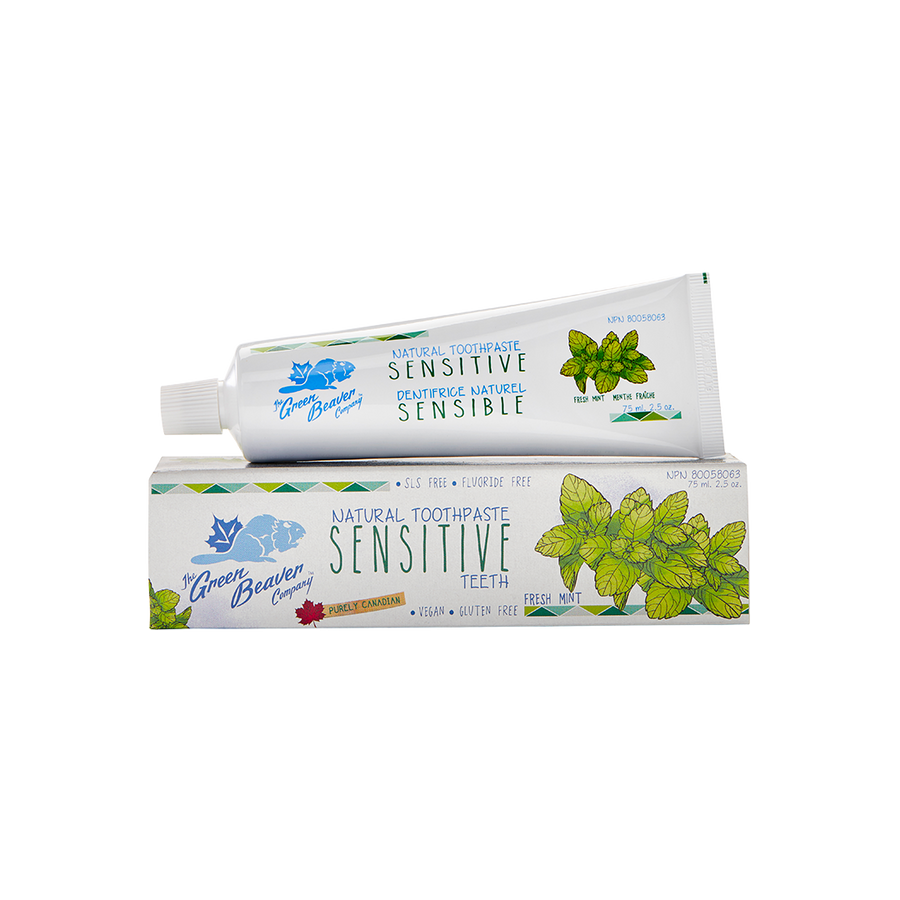 Green Beaver Sensitive Teeth Fresh Mint Toothpaste 75ml