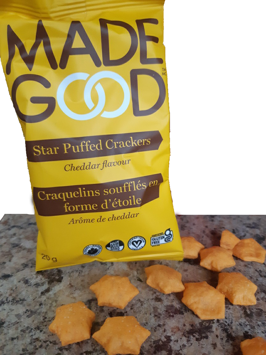Made Good Star Puffed Cheddar Crackers 20g
