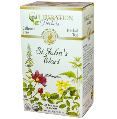 Celebration Herbals St. John's wort Tea 24 Tea Bags