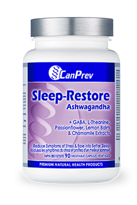 CanPrev Sleep- Restore Ashwagandha 90 Vegetarian Capsules