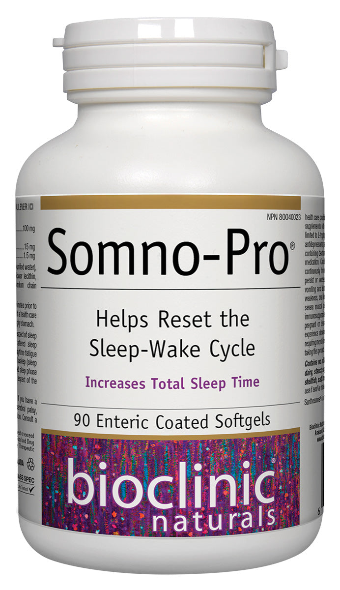 Bioclinic Naturals Somno-Pro 90 Enteric Coated Softgels