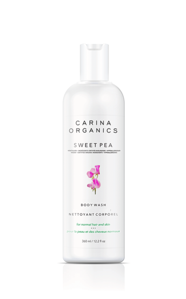 Carina Organics Sweet Pea Body Wash 360mL