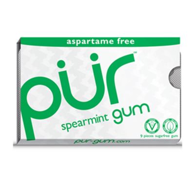Pur Gum Sugar-Free Spearmint Gum 9 Pieces (12 per case)