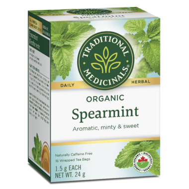 Traditional Medicinals Organic Spearmint Tea 16 Teabags