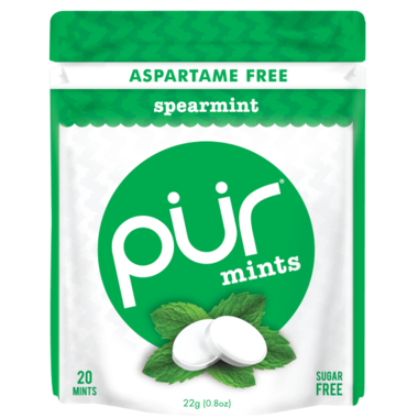 Pur Gum Sugar-Free Spearmint Mints 22g