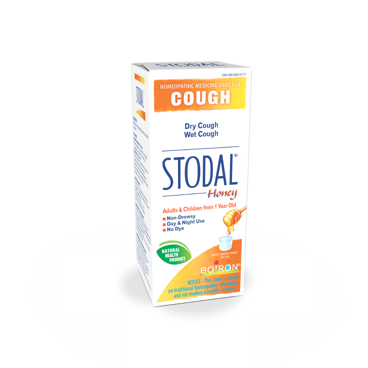 Boiron Stodal Honey Cough Syrup Adults & Children 200ml