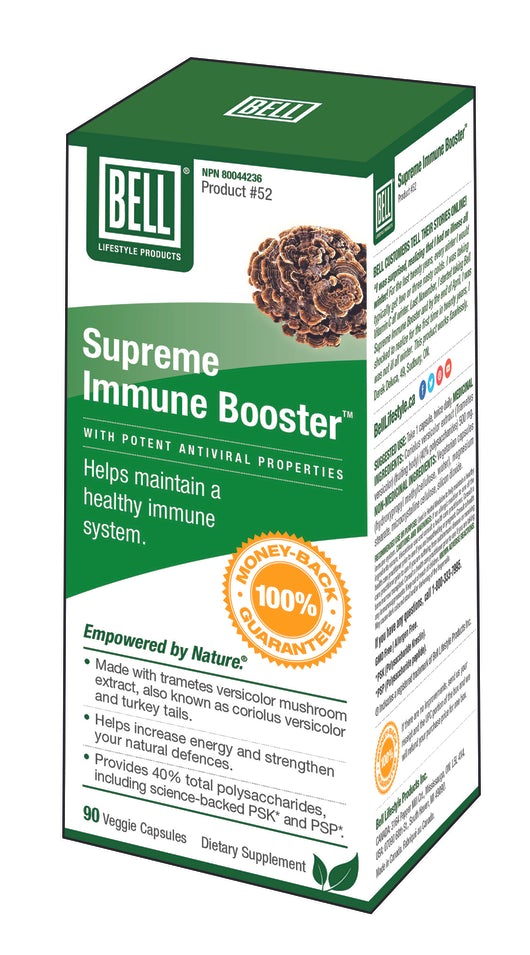 Bell Lifestyle Products #52 Supreme Immune Booster 90 Capsules — Inside U