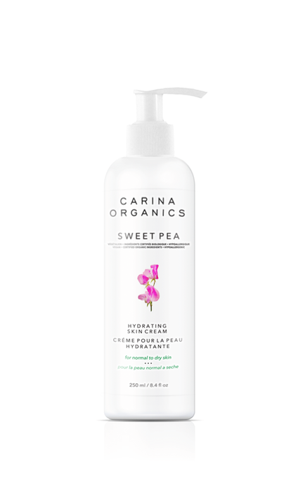 Carina Organics Hydrating Skin Cream Sweet Pea 250ml