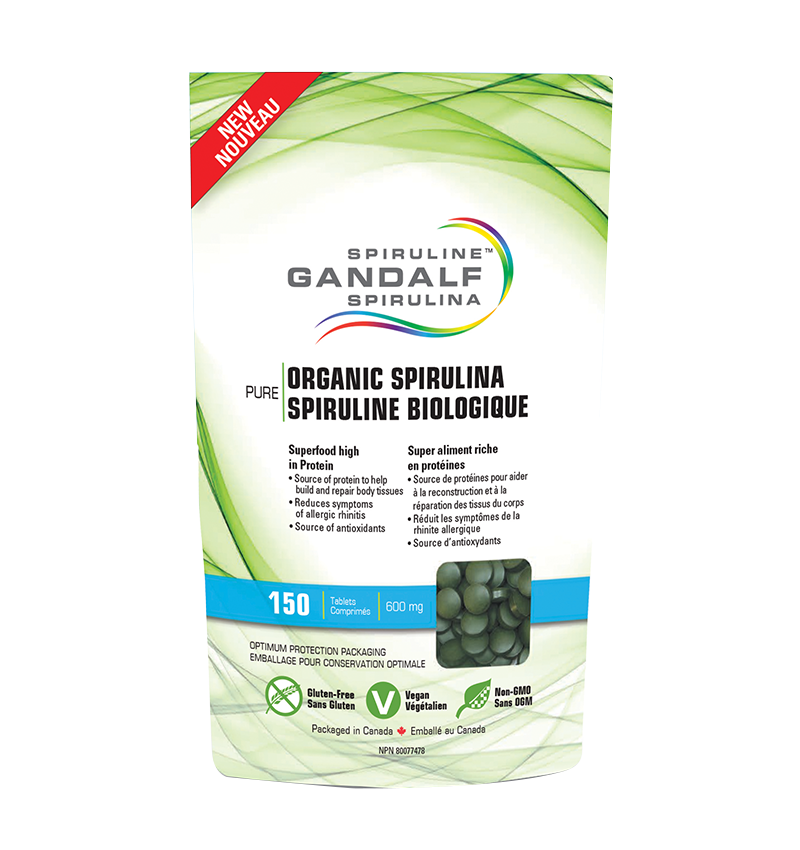 Gandalf Hawaiian Spirulina 1000mg 120 Tablets