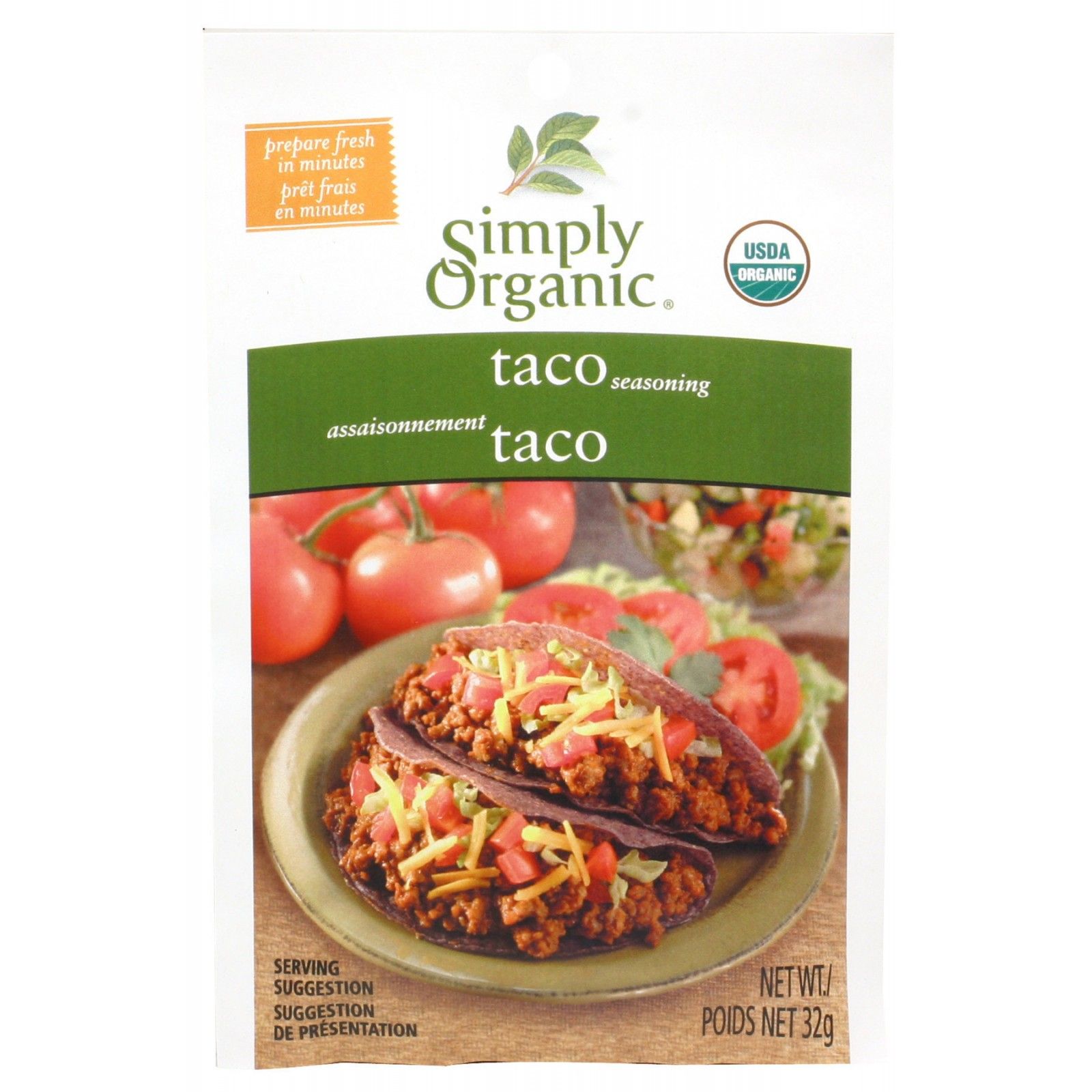 Simply Organic Taco Seasoning 36g