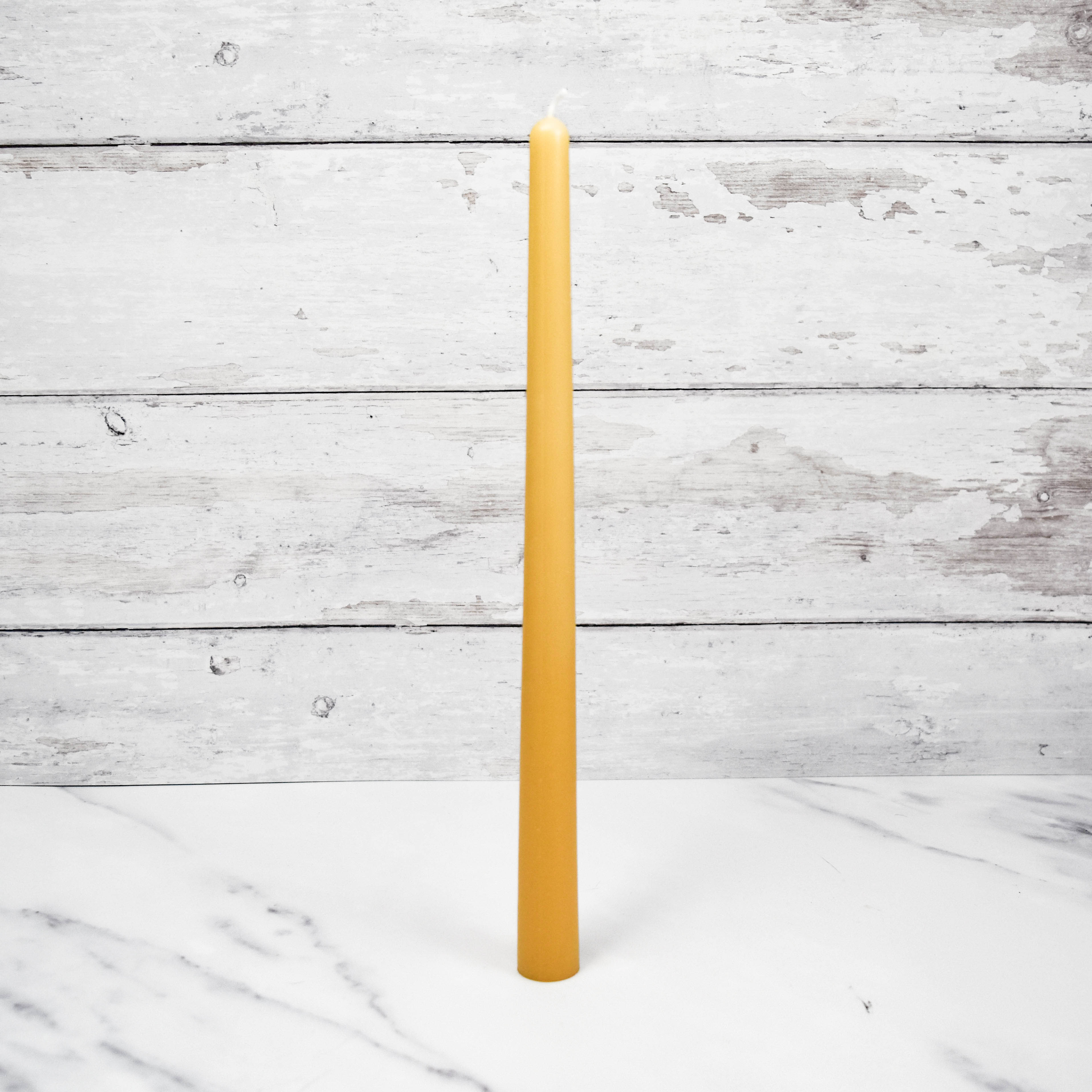 Honey Candles Beeswax Taper 12"