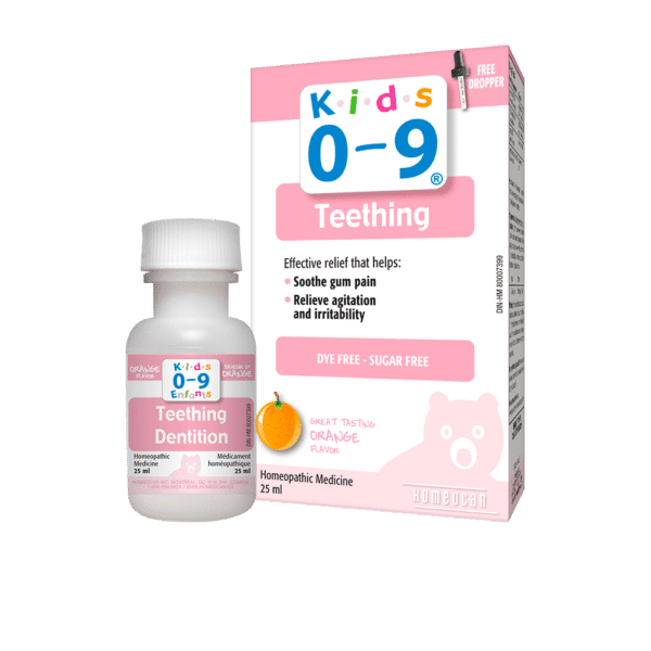 Homeocan Kids 0-9 Teething Solution (Orange Flavour) 25ml