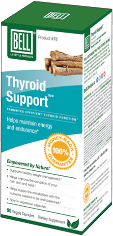 Bell Lifestyle Products #78 Thyroid Support 90 Capsules