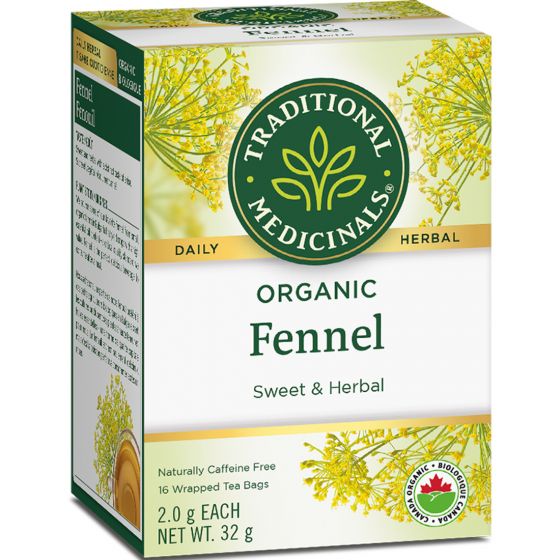 Traditional Medicinals Organic Fennel Tea 16 Tea Bags