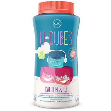 Sisu U Cubes Children's Calcium & D3 120 Gummies