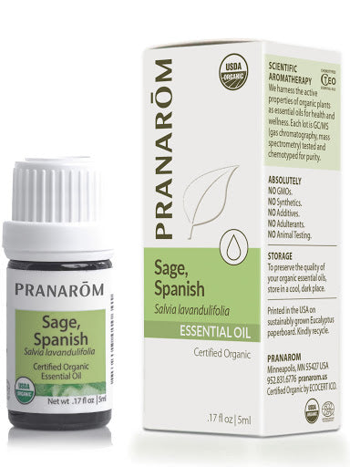 Pranarom 100% Pure Sage Essential Oil 5ml