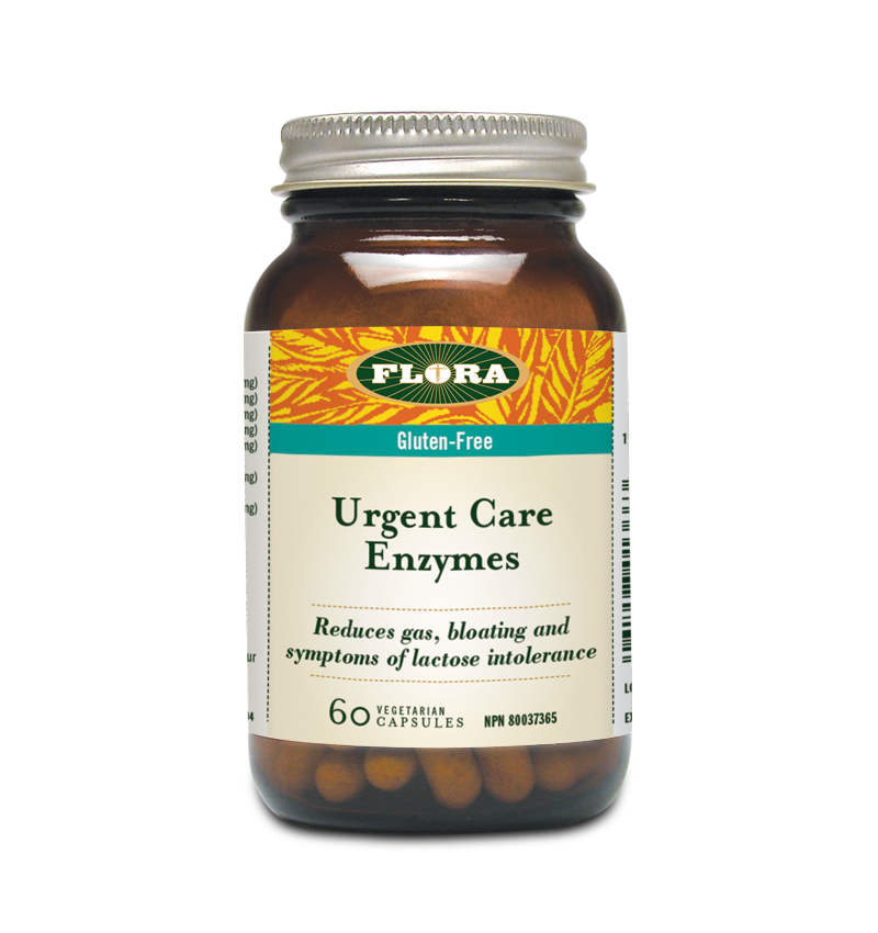 Flora Urgent Care Enzymes 60 Vegetarian Capsules