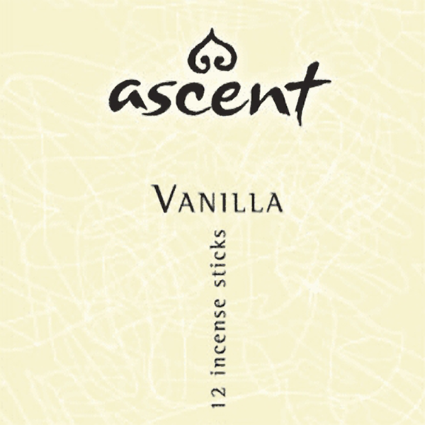 Ganeshas Garden Ascent Vanilla Sticks 12pc