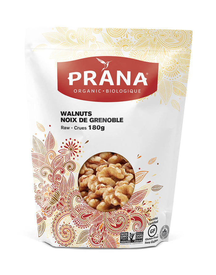 Prana Walnuts, Raw Organic 180g