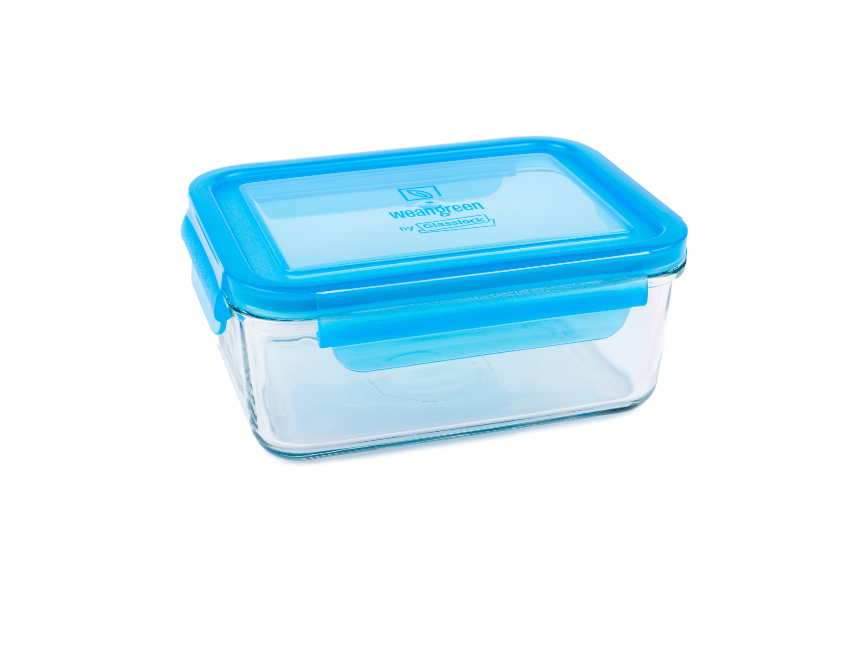 Wean Green Tempered Glass Food Container Blueberry 36oz