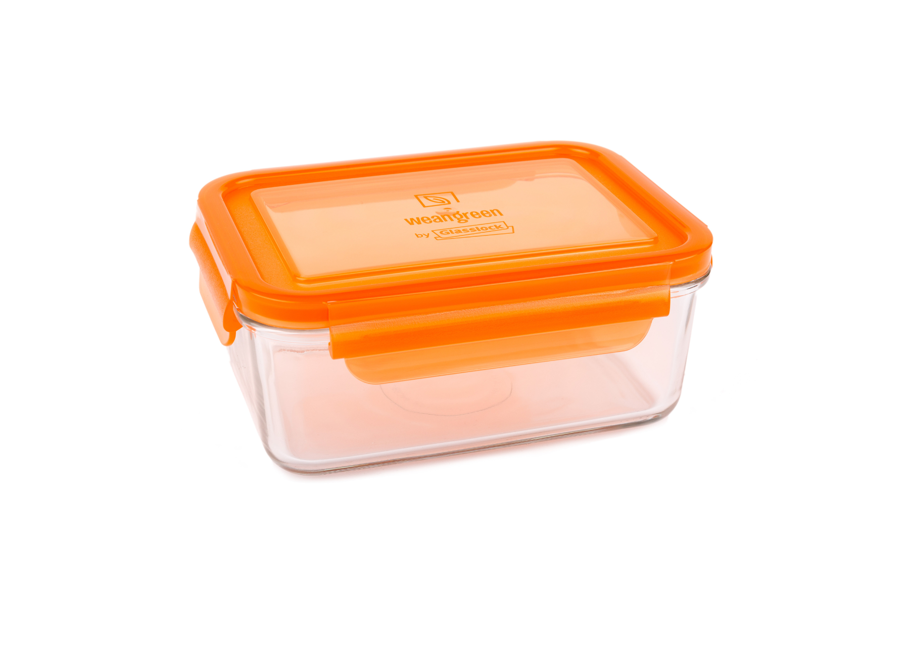 Wean Green Tempered Glass Food Container Carrot 36oz
