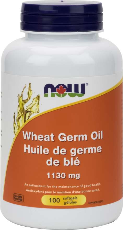 NOW Wheat Germ Oil 1300mg 100 Softgels