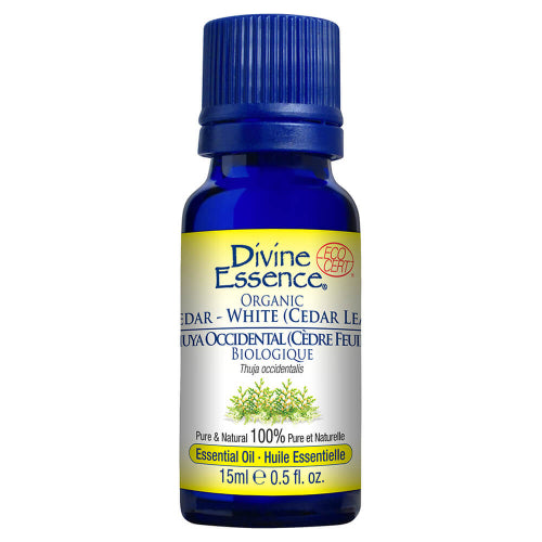 Divine Essence Organic White Cedar Essential Oil 15ml