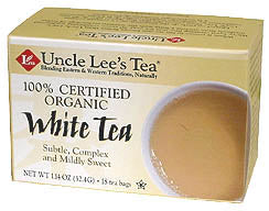 Uncle Lee's Organic White Tea 18 Tea Bags