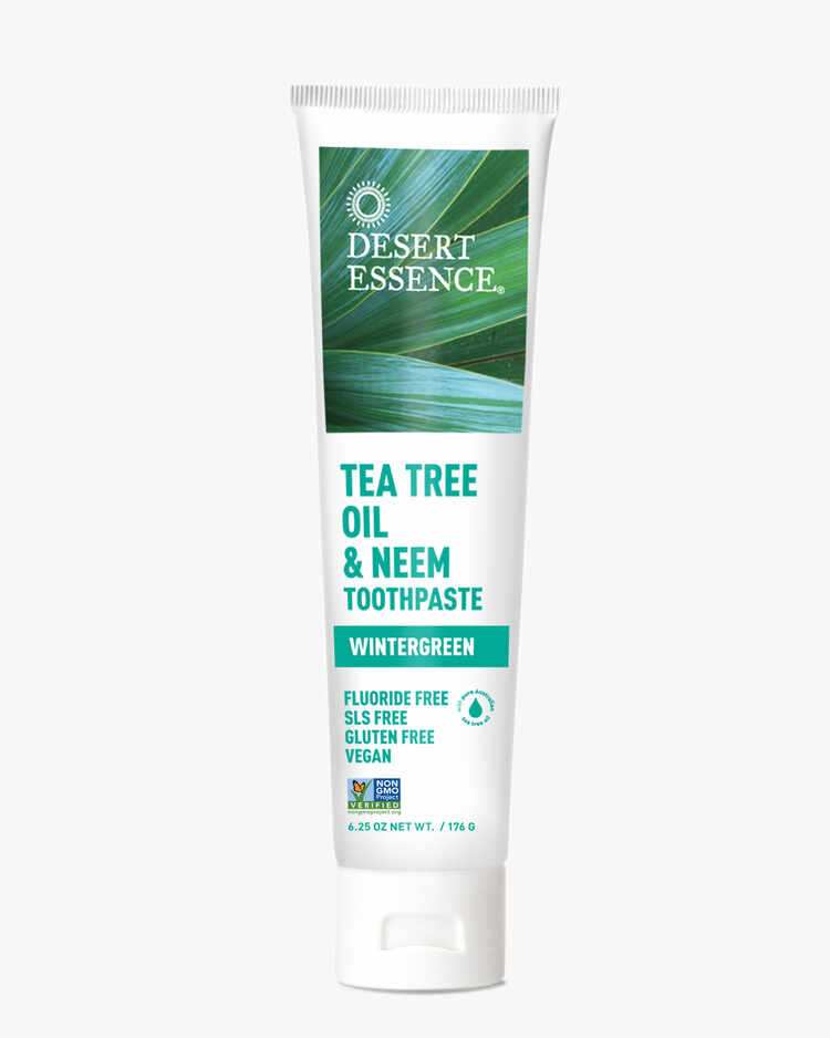 Desert Essence Wintergreen Tea Tree Toothpaste With Neem 130ml