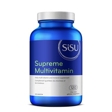 Sisu Supreme Multivitamin with Iron 120 Vegetarian Capsules