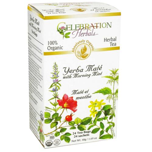 Celebration Herbals Yerba Mate Organic 24 Tea Bags